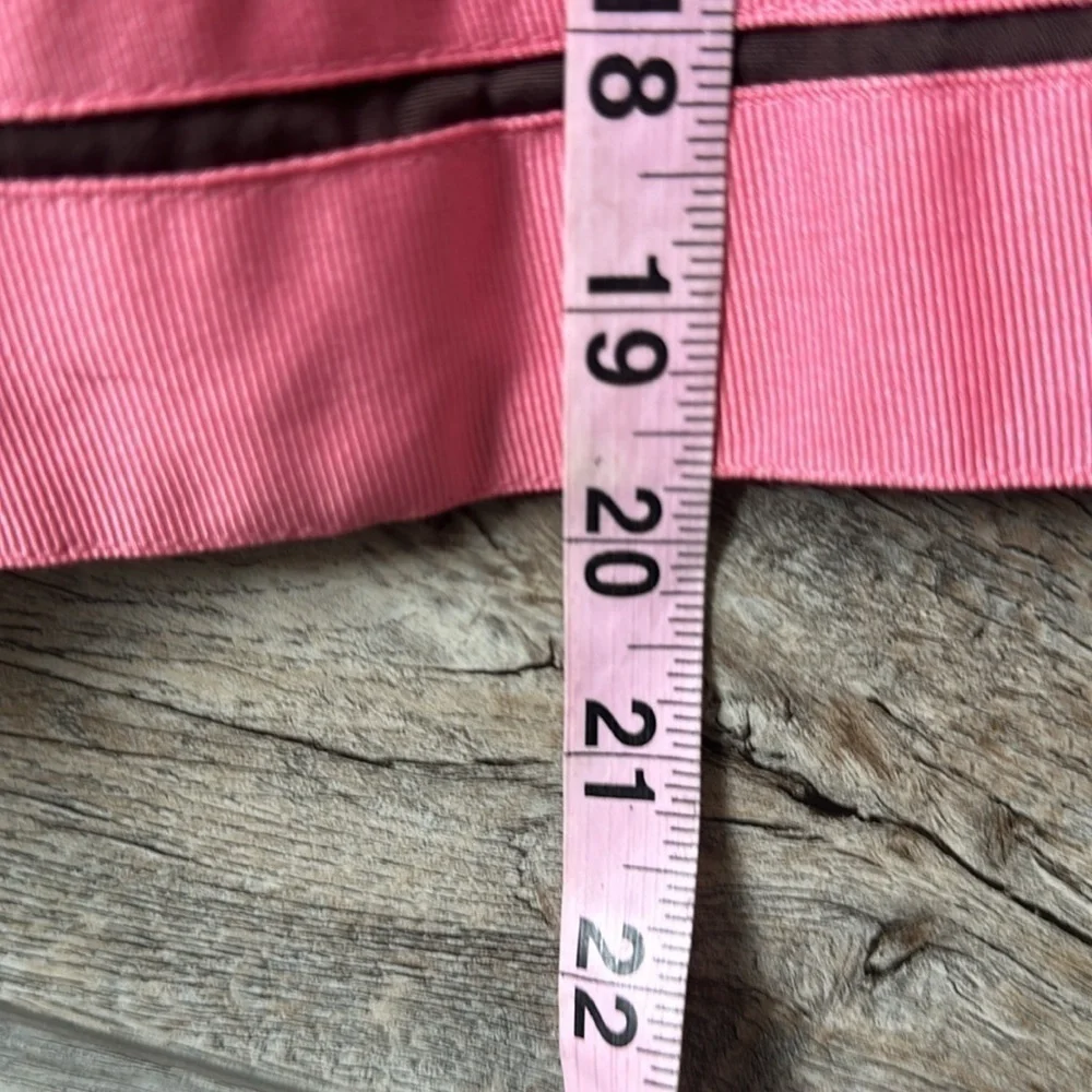 Crazy 8 jacket brown and pink striped barbiecore small size 5/6 girls